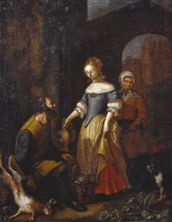 Hollandsk - Dame køber spil